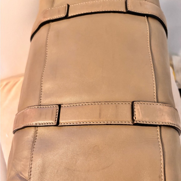 Chloé Madeleine Taupe Smooth Leather Medium Size Boston Duffle Bag - Picture 10 of 14